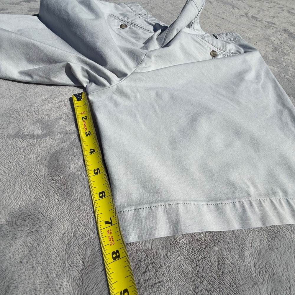 Peter Millar Mens 37 Gray Flat Front Cotton Blend Stretch Chino Shorts 8 Inseam - Picture 9 of 14